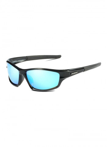 Men's Rectangular Sunglasses - Lens Size: 70 mm