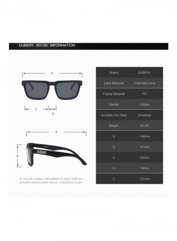 Men's UV Protected Rectangular Sunglasses