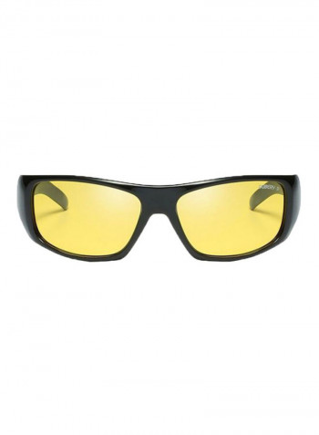 Men's Polarized Wrap Sunglasses - Lens Size: 64 mm