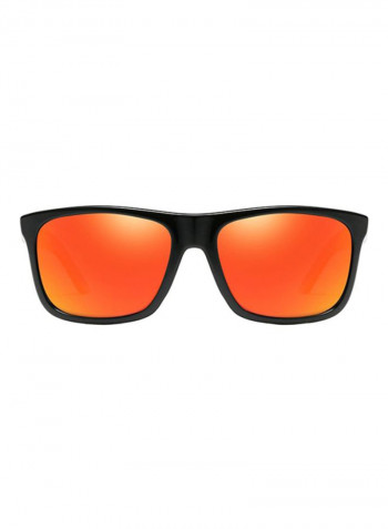 Men's Polarized Square Sunglasses - Lens Size: 66 mm
