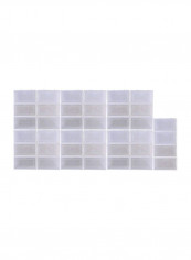 40-Piece Stackable Shoe Box Set Clear 33x23x14cm