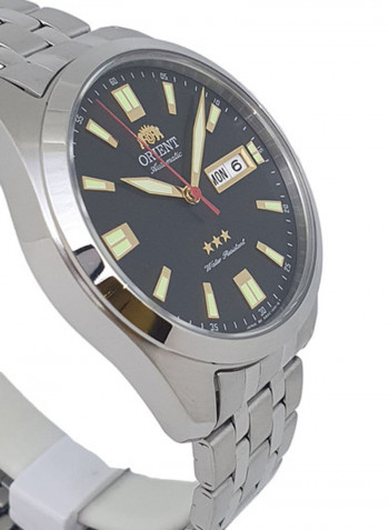 Men's 3 Star Stainless Steel Analog Watch SAB0C002B8