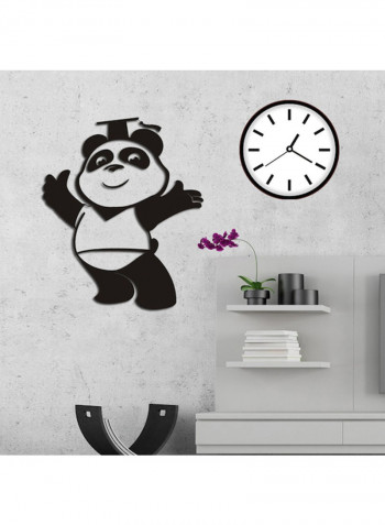 Panda Printed Wall Sticker Black 60x90cm