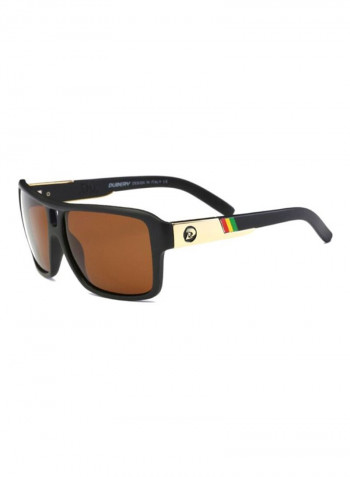 Men's Polarized Square Sunglasses - Lens Size: 58 mm