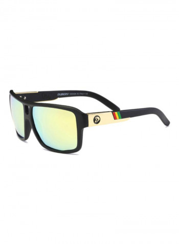 Men's Polarized Square Sunglasses - Lens Size: 58 mm