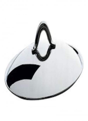 Low Casserole With Two Handle Silver