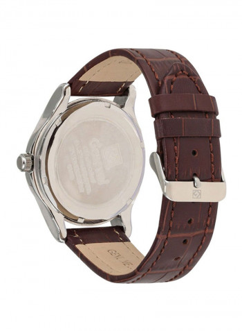 Men's Leather Analog Watch GL143WWO