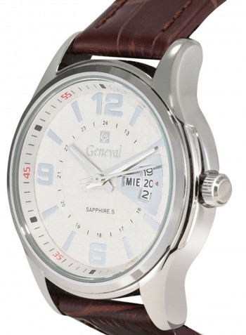 Men's Leather Analog Watch GL143WWO