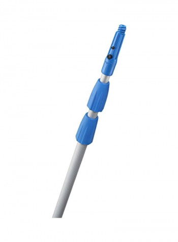 Telescoping Extension Multi-Purpose Pole Silver/Blue 20feet
