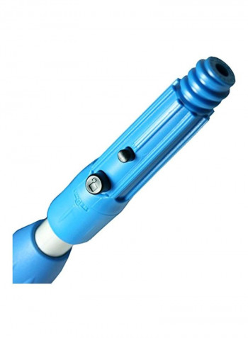 Telescoping Extension Multi-Purpose Pole Silver/Blue 20feet