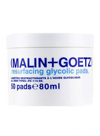 50-Piece Resurfacing Glycolic Pad 80ml