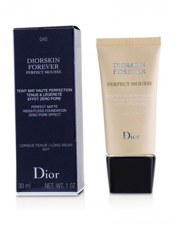 Diorskin Forever Perfect Mousse Cream Foundation 040 Honey Beige
