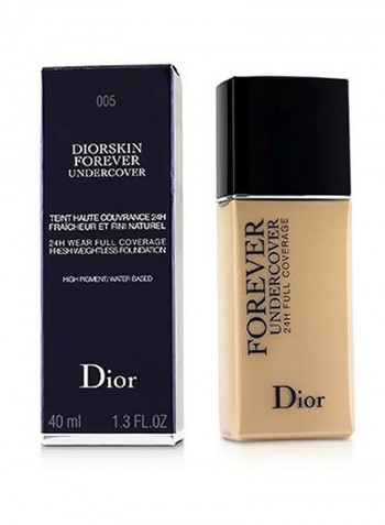 Forever Undercover Full Coverage Foundation 005 Light Ivory