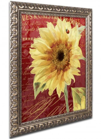 Ete Lady Bug Framed Wall Art Multicolour 11 x 14inch