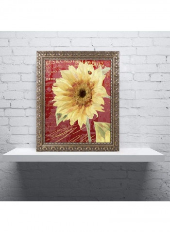 Ete Lady Bug Framed Wall Art Multicolour 11 x 14inch