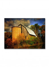 Family Farm III Canvas Wall Art Multicolour 18 x 24inch