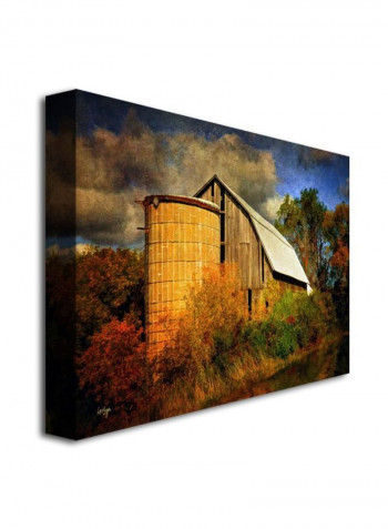 Family Farm III Canvas Wall Art Multicolour 18 x 24inch