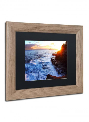 Hawaii 4 Framed Wall Art Multicolour 11 x 14inch