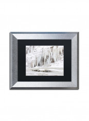 Mill Hollow Ice Wall Art White 11 x 14inch