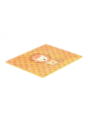 Polkadot Lion Kitchen Mat Multicolour 11 x 14inch