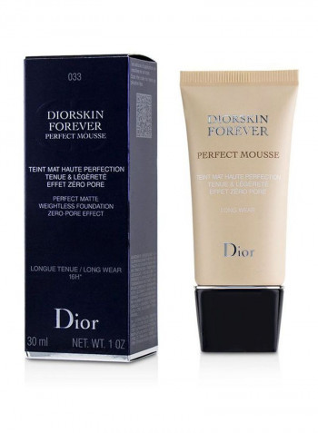 Diorskin Forever Perfect Mousse Cream Foundation 033 Apricot Beige