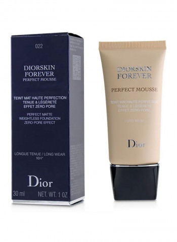 Diorskin Forever Perfect Mousse Foundation 022 Cameo