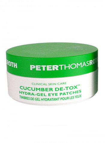 Pack Of 60 Cucumber De-Tox Hydra-Gel Eye Patches