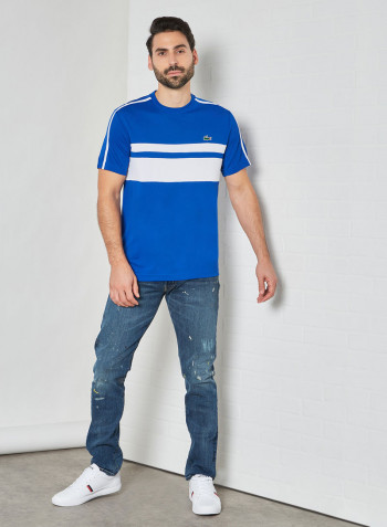Breathable Tennis T-Shirt Blue