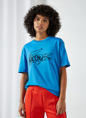Crocodile Print Boyfriend T-Shirt Blue reviews Crocodile Print Boyfriend T-Shirt Blue