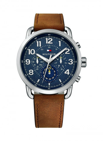 Men's Leather Analog Wrist Watch 1791424
