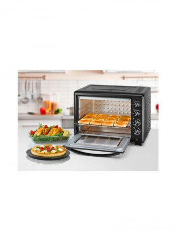 Double Glass Toaster Oven 2000W 2000 W TRO55RDG-B5 Black