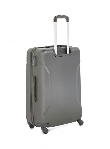 Hardside 3 Piece Luggage Trolley Set Dark Grey