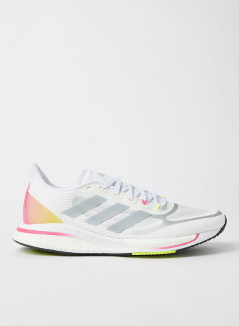 Supernova+ Running Shoes Cloud  White/Halo Silver/Screaming Pink