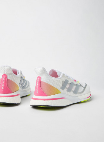 Supernova+ Running Shoes Cloud  White/Halo Silver/Screaming Pink