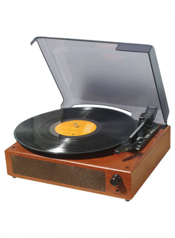 Vintage Classic Portable Gramophone With Built In Stereo Speaker I5411-A Multicolour