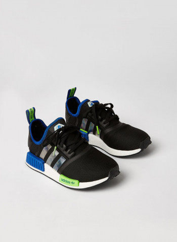 Kids Nmd_R1 Sneakers Core Black/Solar Green