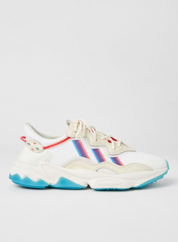 Ozweego Sneakers White/Blue/Scarlet