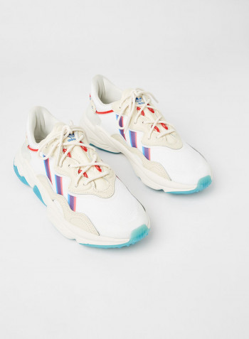 Ozweego Sneakers White/Blue/Scarlet