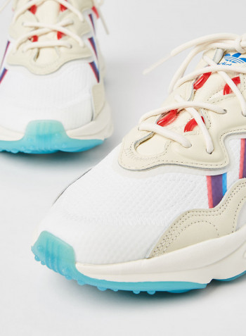 Ozweego Sneakers White/Blue/Scarlet
