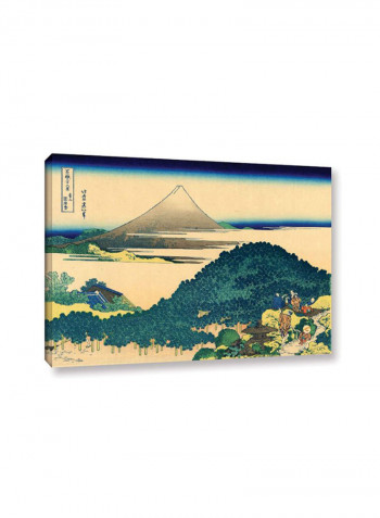 The Coast Of Seven Leages In Kamajura Gallery Wrapped Canvas Wall Art Multicolour 16 x 24inch
