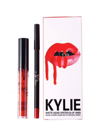 Matte Liquid Lipstick And Lip Liner 22