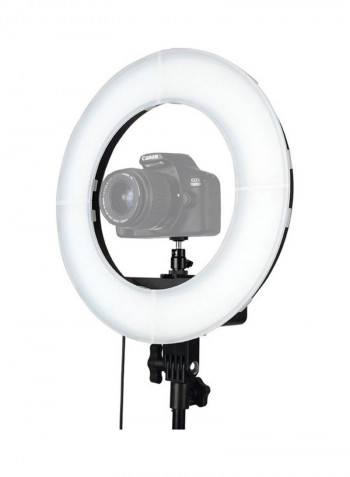 Self-Timer LED Ring Light 12inch Black