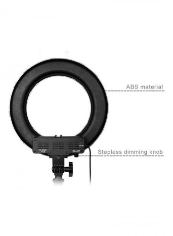 Self-Timer LED Ring Light 12inch Black