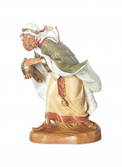 Polymer Collectible Figurine Beige/Green/White 7.5inch