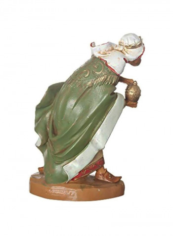 Polymer Collectible Figurine Beige/Green/White 7.5inch