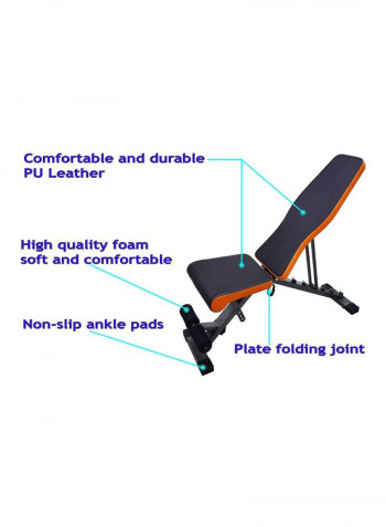 Adult Multi-Function Adjustable Weight Bench 10kg