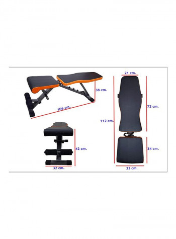 Adult Multi-Function Adjustable Weight Bench 10kg
