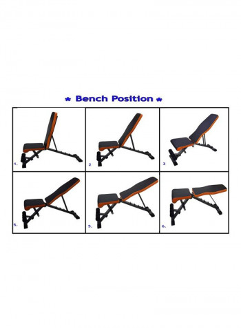 Adult Multi-Function Adjustable Weight Bench 10kg