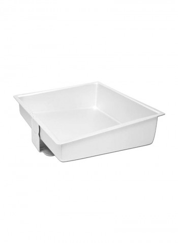 Square Cake Pan White 14inch