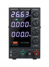 DC Power Supply With LED Display Black 30centimeter